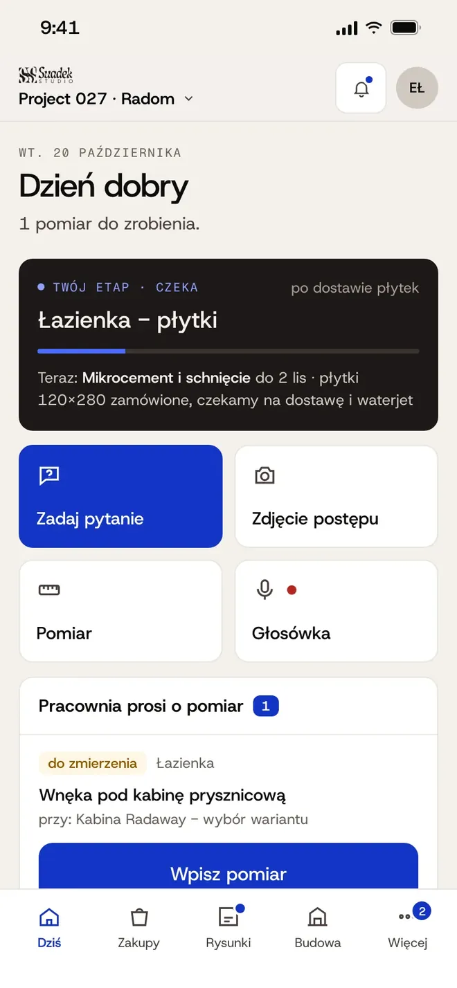 Ekipa na budowie